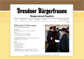 Screenshot Präsentation der Dresdner Bürgerfrauen